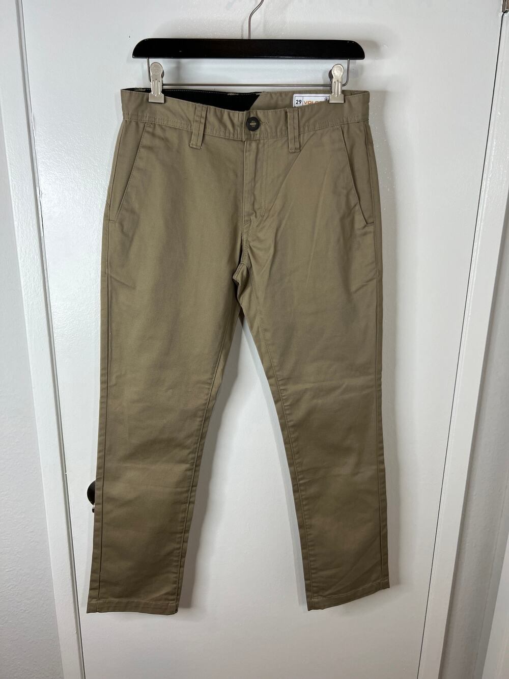 Volcom Men's True To This Chino Pants Beige ~ Size 29